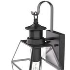Lampa Ścienna Zewnętrzna Vintage z Czujnikiem Ruchu i Kloszem Szklanym