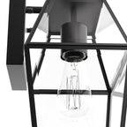 Lampa Ścienna Zewnętrzna Vintage z Czujnikiem Ruchu i Kloszem Szklanym