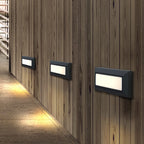 Lampa Ścienno-Schodowa Zewnętrzna Nowoczesna z Czujnikiem Ruchu