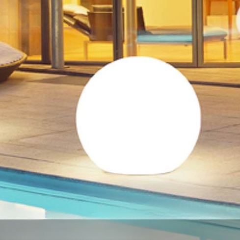Lampa Solarna Ogrodowa Kula Dekoracyjna z Ciepłym Światłem