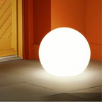 Lampa Solarna Ogrodowa Kula Dekoracyjna z Ciepłym Światłem