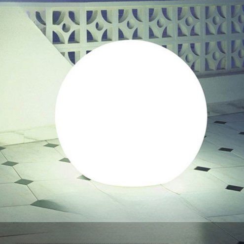 Lampa Solarna Ogrodowa Kula Dekoracyjna z Ciepłym Światłem