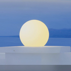 Lampa Solarna Ogrodowa Kula Dekoracyjna z Ciepłym Światłem