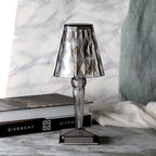 Lampa Stołowa Glamour z Kryształowym Kloszem i Dotykowym Sterowaniem
