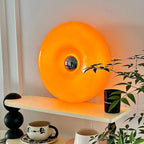 Lampa Stołowa i Ścienna Retro z Okrągłym Kloszem i Funkcją Ściemniania