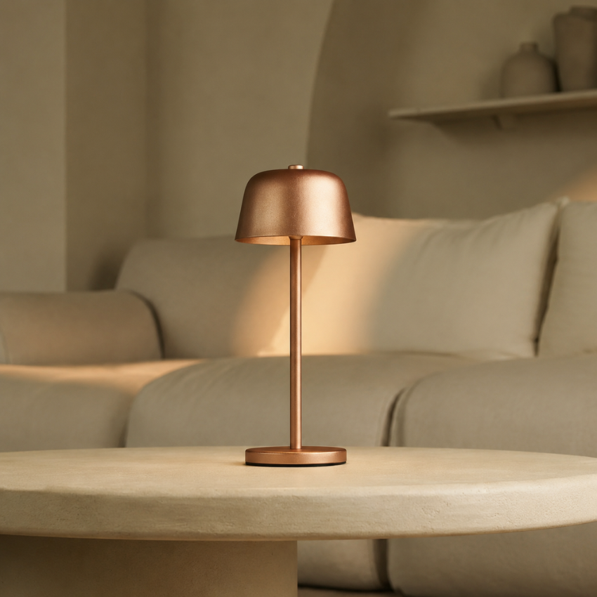 Lampa Stołowa Minimalistyczna Bezprzewodowa z Dotykowym Sterowaniem