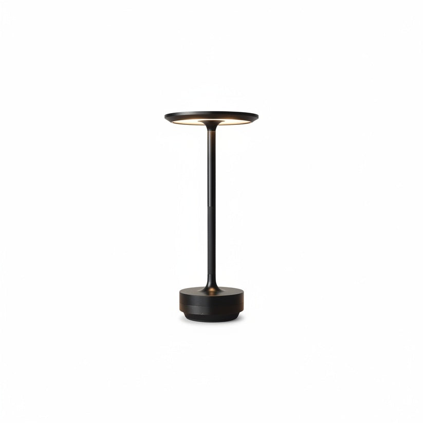 Lampa Stołowa Minimalistyczna z Okrągłą Głowicą i Ściemnianiem Dotykowym