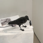 Lampa Stołowa Modern w Kształcie Kruka z Żarówką Edison