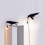 Lampa Stołowa Modern w Kształcie Kruka z Żarówką Edison