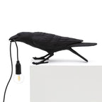 Lampa Stołowa Modern w Kształcie Kruka z Żarówką Edison