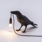 Lampa Stołowa Modern w Kształcie Kruka z Żarówką Edison