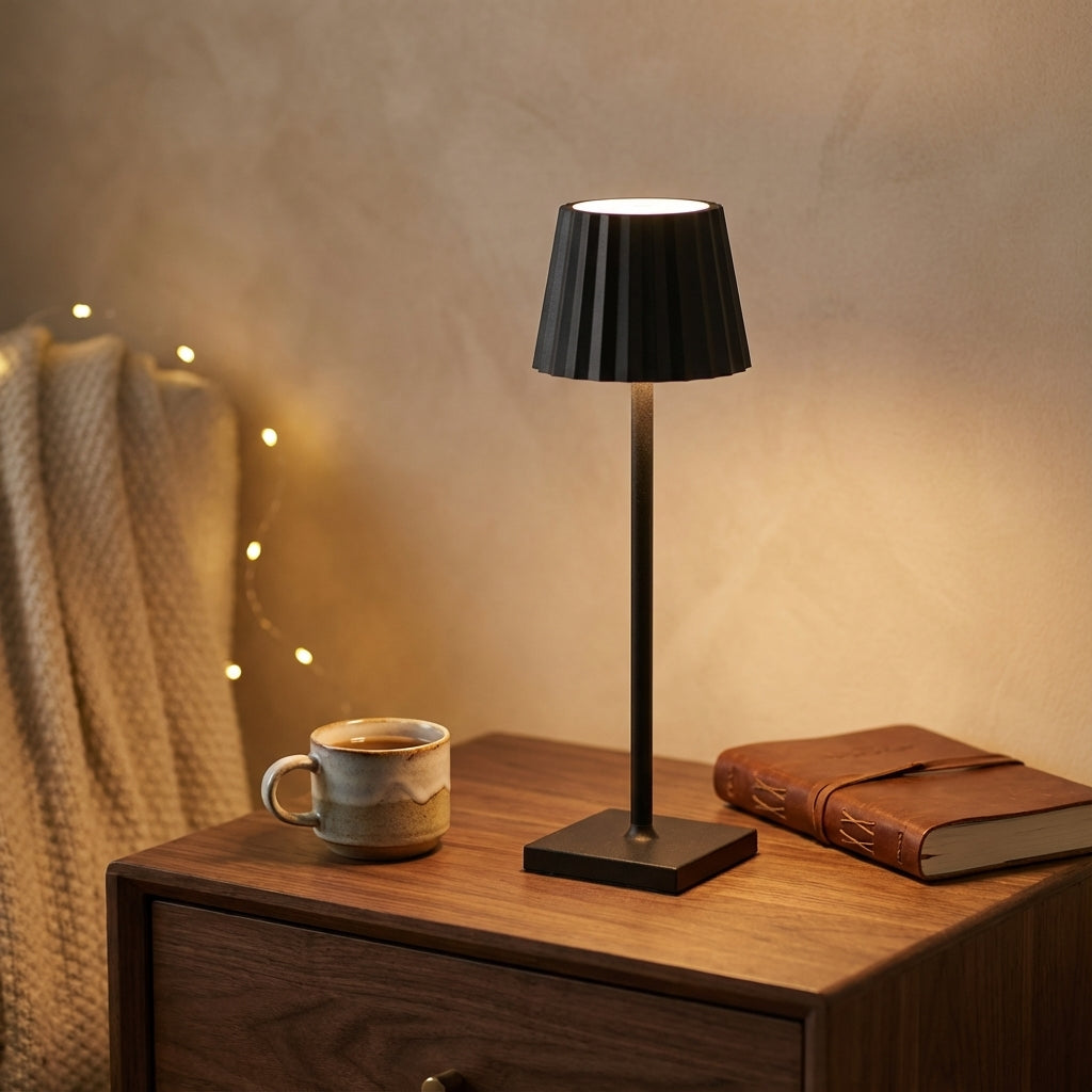 Lampa Stołowa Nowoczesna Bezprzewodowa z Dotykowym Ściemniaczem