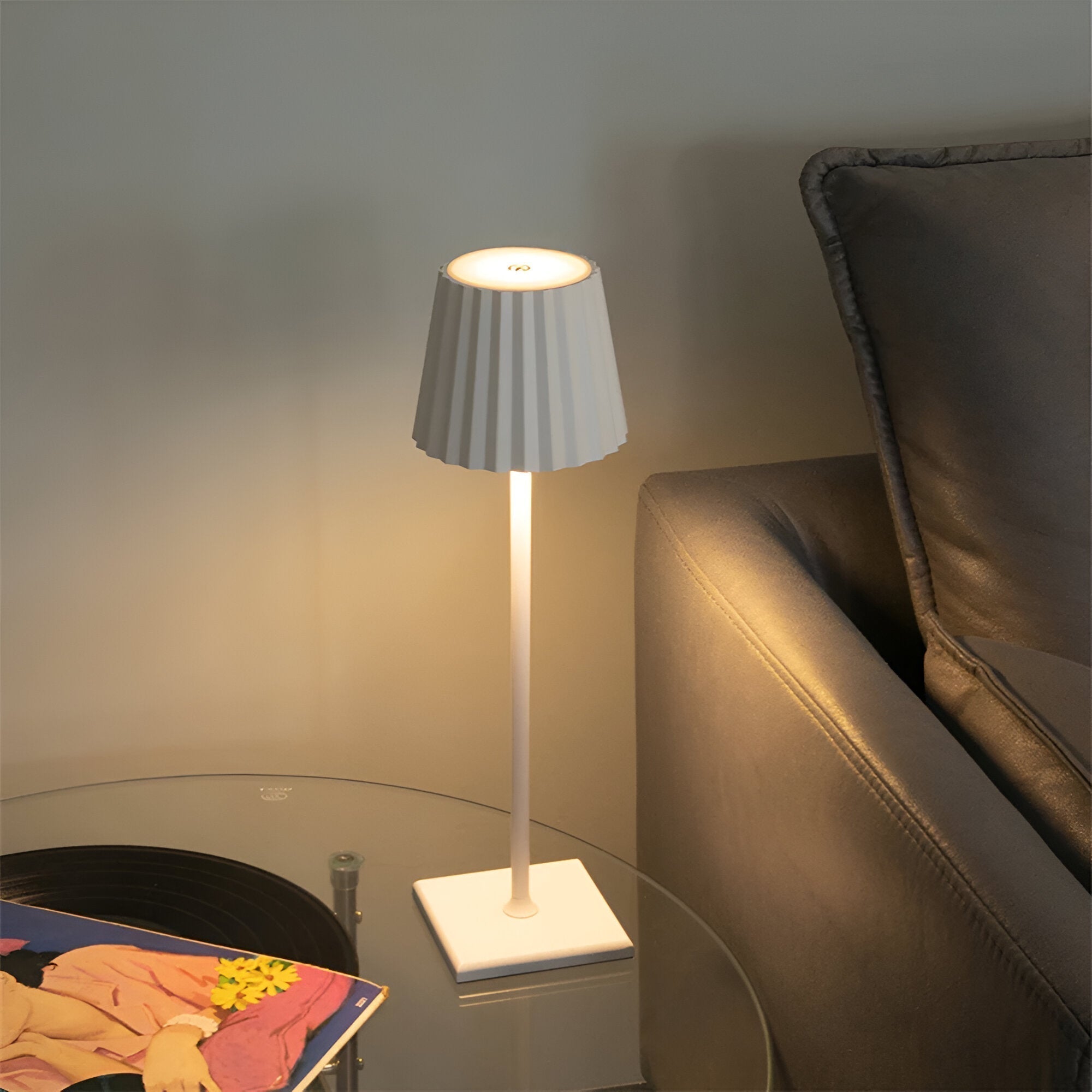 Lampa Stołowa Nowoczesna Bezprzewodowa z Dotykowym Ściemniaczem