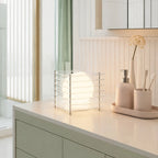 Lampa Stołowa Nowoczesna z Geometryczną Konstrukcją i Kulą Świetlną