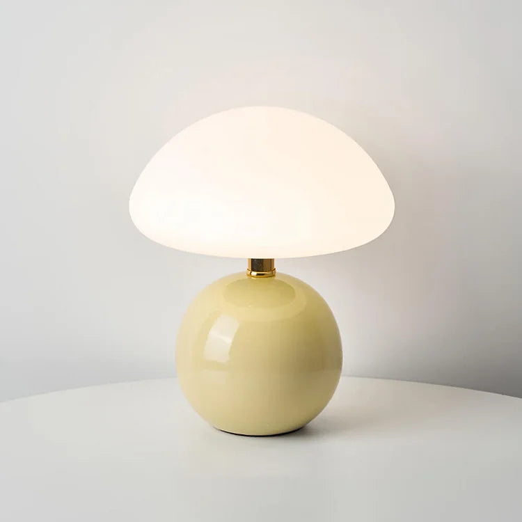 Lampa Stołowa Retro w Kształcie Grzyba z Regulowanym Światłem