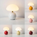 Lampa Stołowa Retro w Kształcie Grzyba z Regulowanym Światłem