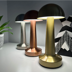 Lampa Stołowa Retro z Dotykowym Ściemniaczem i Ładowaniem USB