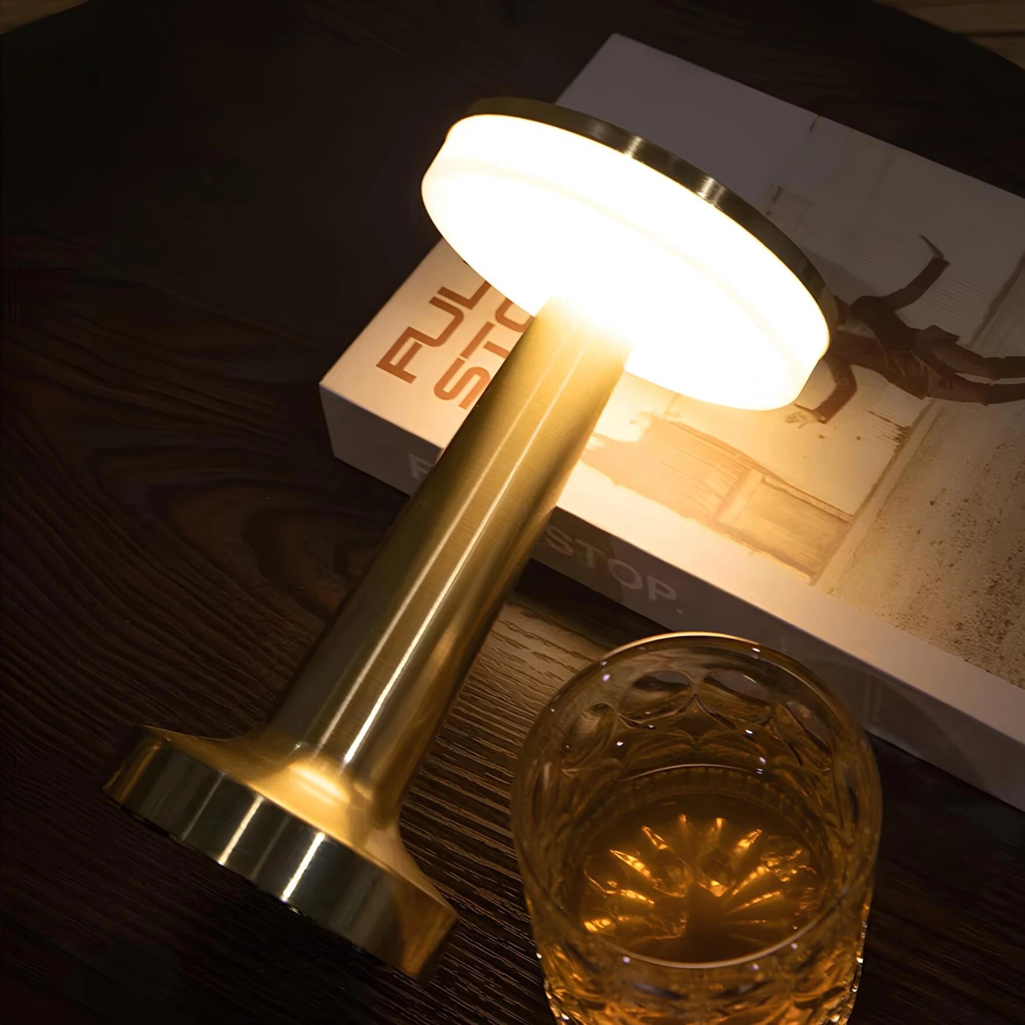 Lampa Stołowa Retro z Dotykowym Sterowaniem i Ściemniaczem Bezprzewodowa