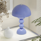 Lampa Stołowa Retro z Kloszem Kopułowym i Podstawą Kulową Regulacja Jasności