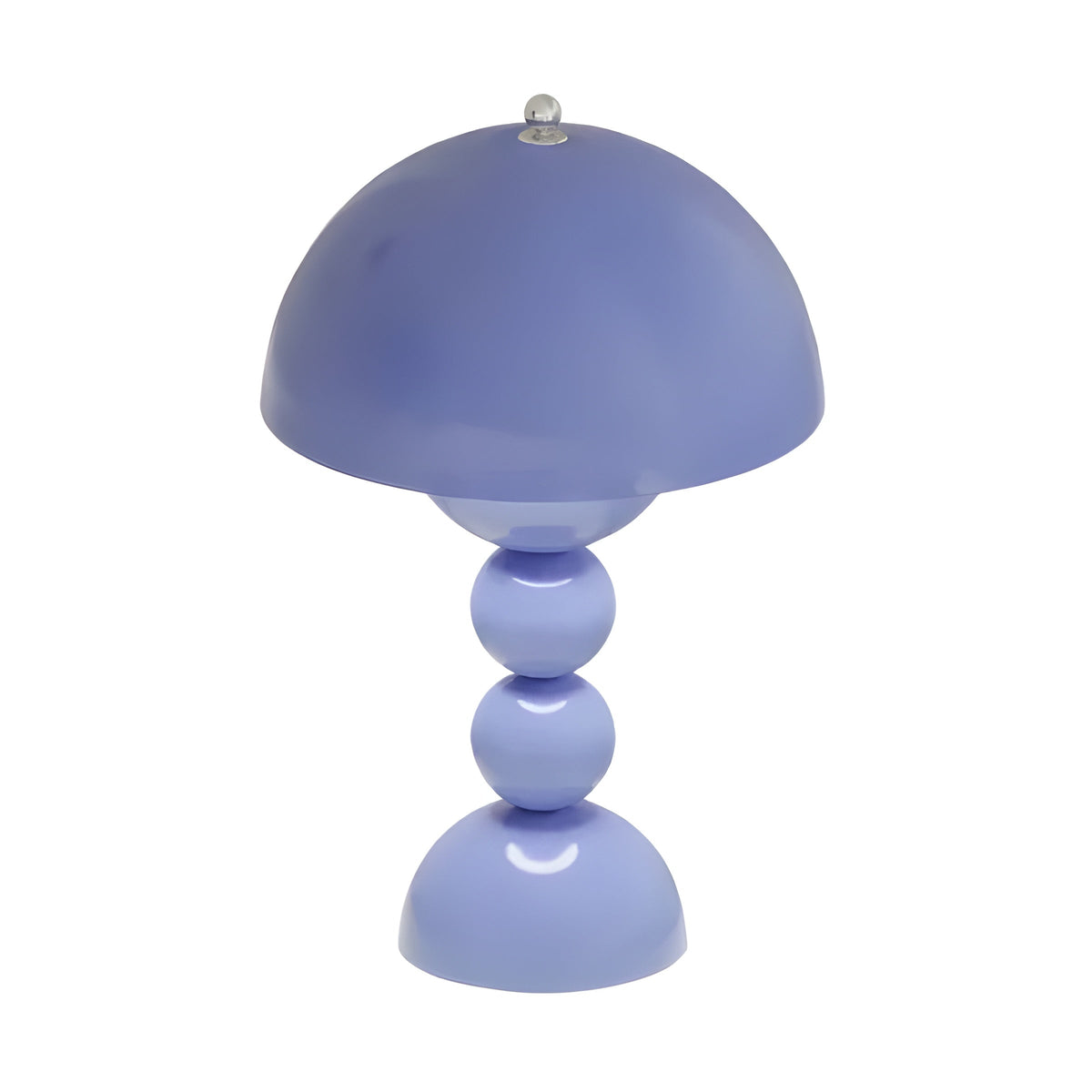 Lampa Stołowa Retro z Kloszem Kopułowym i Podstawą Kulową Regulacja Jasności