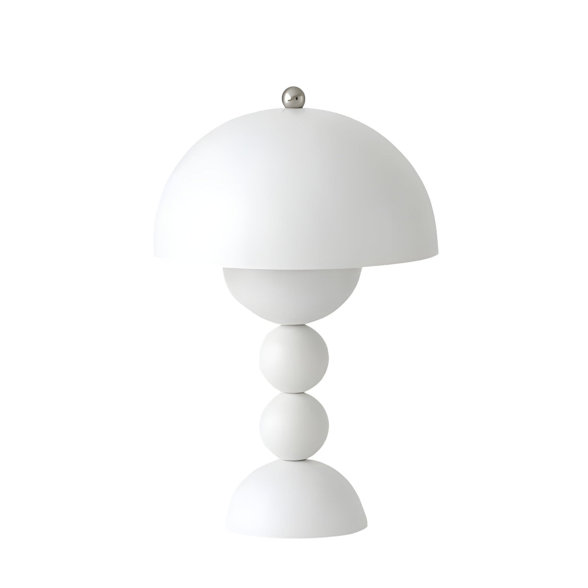 Lampa Stołowa Retro z Kloszem Kopułowym i Podstawą Kulową Regulacja Jasności
