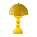 Lampa Stołowa Retro z Kloszem Kopułowym i Podstawą Kulową Regulacja Jasności