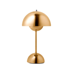 Lampa Stołowa Skandynawska Bezprzewodowa z Kloszem w Kształcie Kopuły