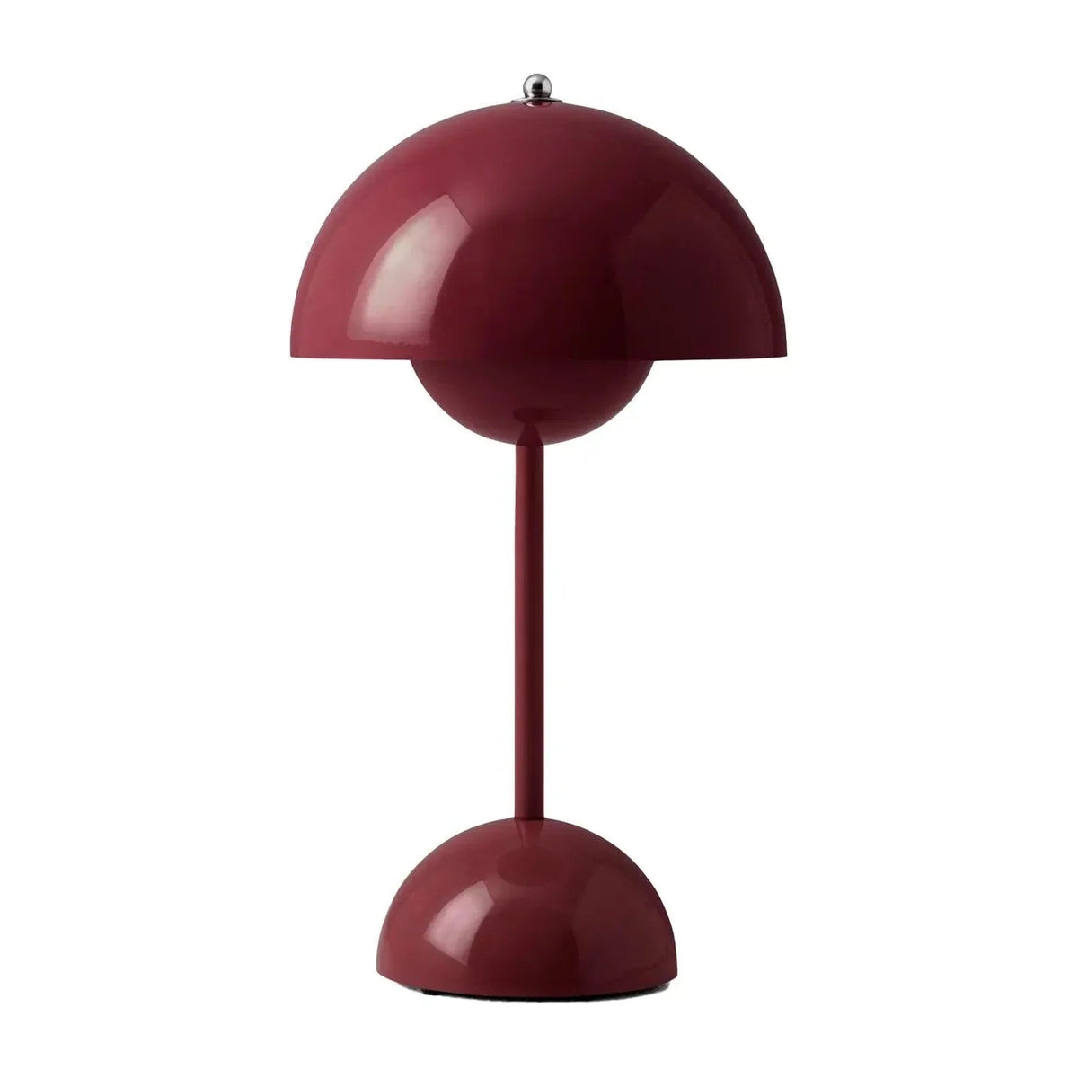 Lampa Stołowa Skandynawska Bezprzewodowa z Kloszem w Kształcie Kopuły