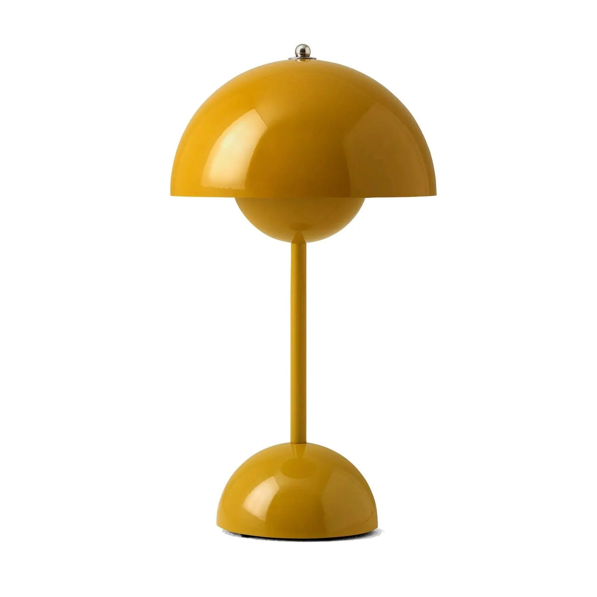 Lampa Stołowa Skandynawska Bezprzewodowa z Kloszem w Kształcie Kopuły