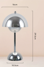 Lampa Stołowa Skandynawska Bezprzewodowa z Kloszem w Kształcie Kopuły