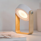 Lampa Stołowa Skandynawska z Obrotową Głowicą i Akumulatorem