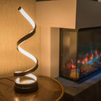 Lampa Stołowa Spiralna Nowoczesna z Regulacją Jasności i Barwy Światła