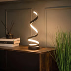 Lampa Stołowa Spiralna Nowoczesna z Regulacją Jasności i Barwy Światła