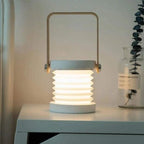 Lampa Stołowa Vintage w Kształcie Latarni z Rączką