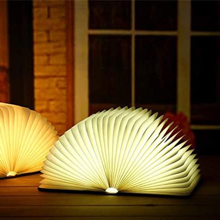 Lampa Stołowa w Kształcie Książki z Funkcją Ściemniania i Ładowaniem USB