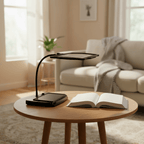 Lampa Stołowa z Lupą i Elastycznym Ramieniem do Czytania i Prac Precyzyjnych