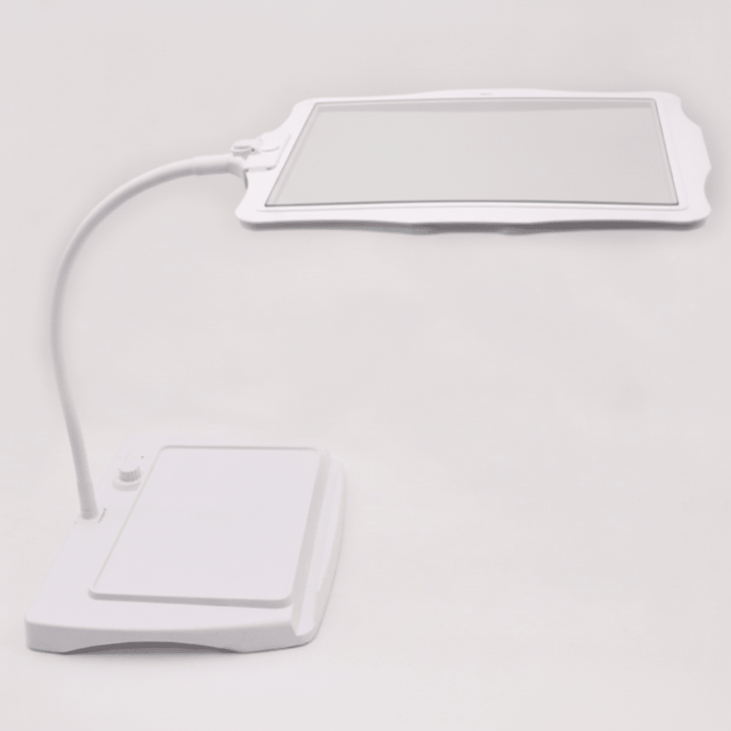 Lampa Stołowa z Lupą i Elastycznym Ramieniem do Czytania i Prac Precyzyjnych