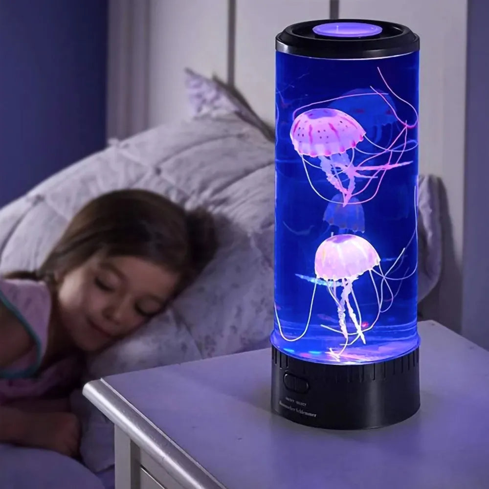 Lampa Stołowa z Meduzami i Zmieniającymi się Kolorami