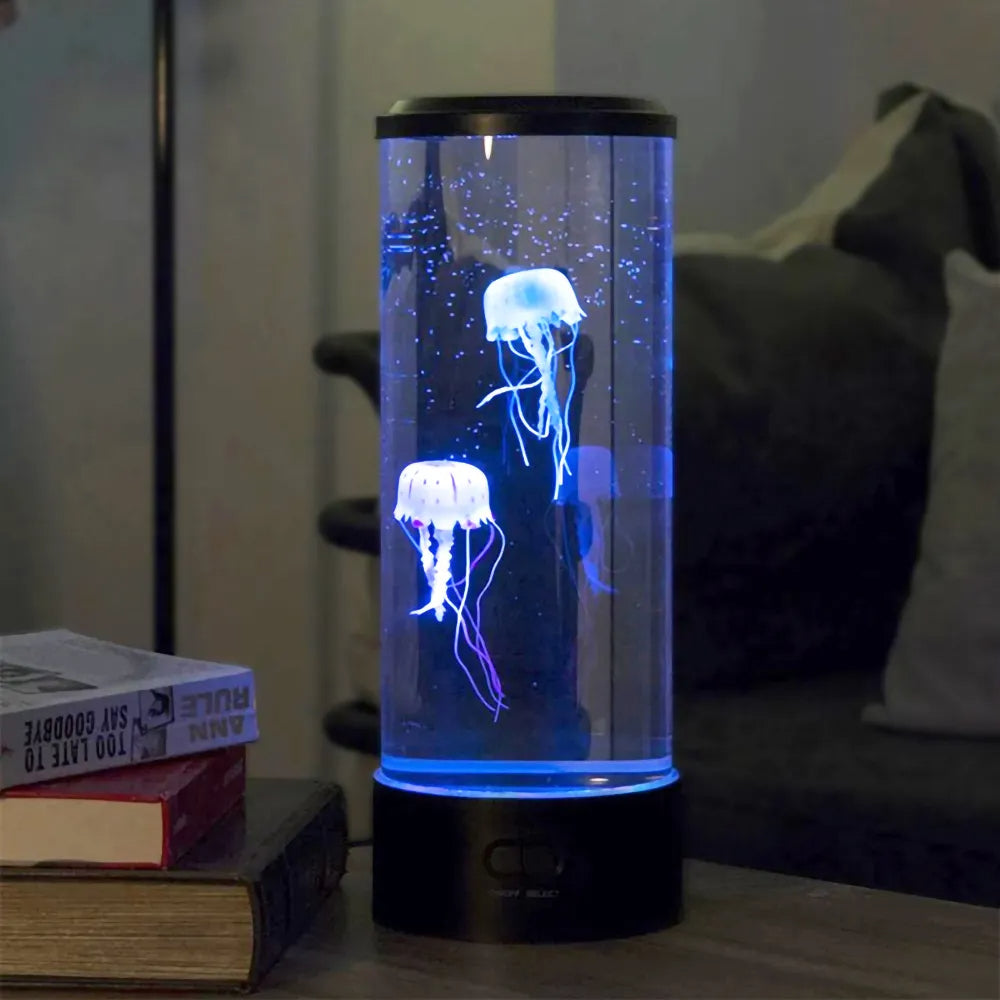 Lampa Stołowa z Meduzami i Zmieniającymi się Kolorami