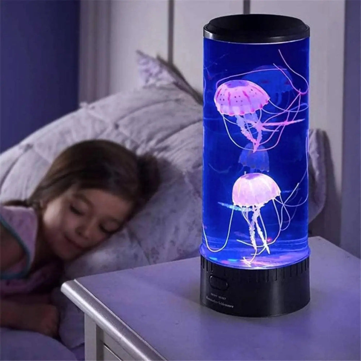 Lampa Stołowa z Meduzami Zmieniająca Kolory z Pilotem