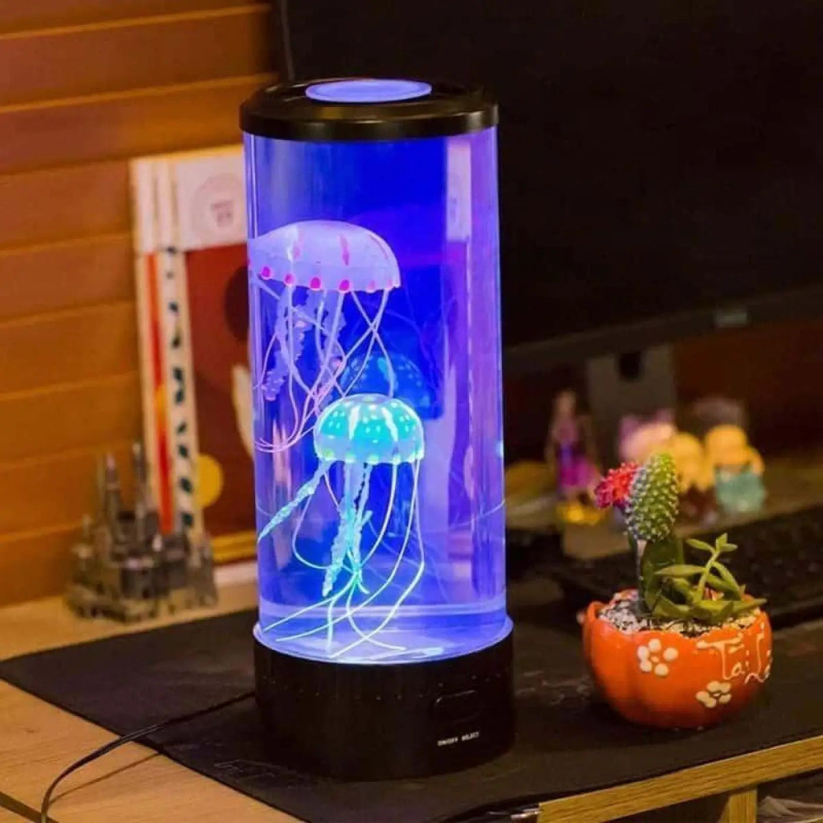 Lampa Stołowa z Meduzami Zmieniająca Kolory z Pilotem