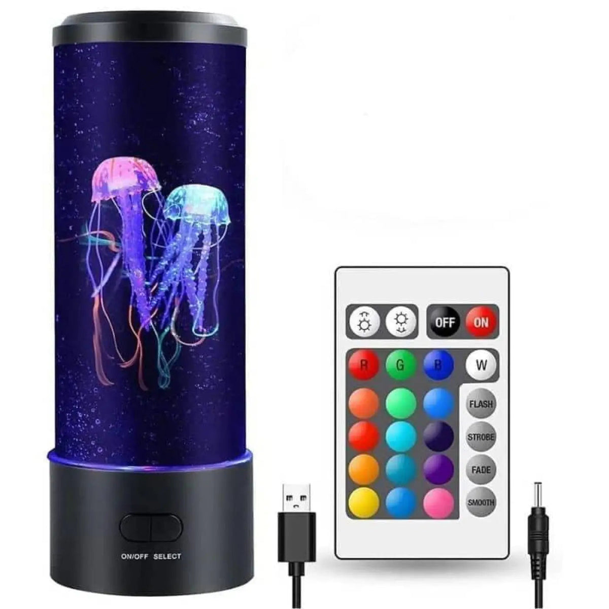 Lampa Stołowa z Meduzami Zmieniająca Kolory z Pilotem