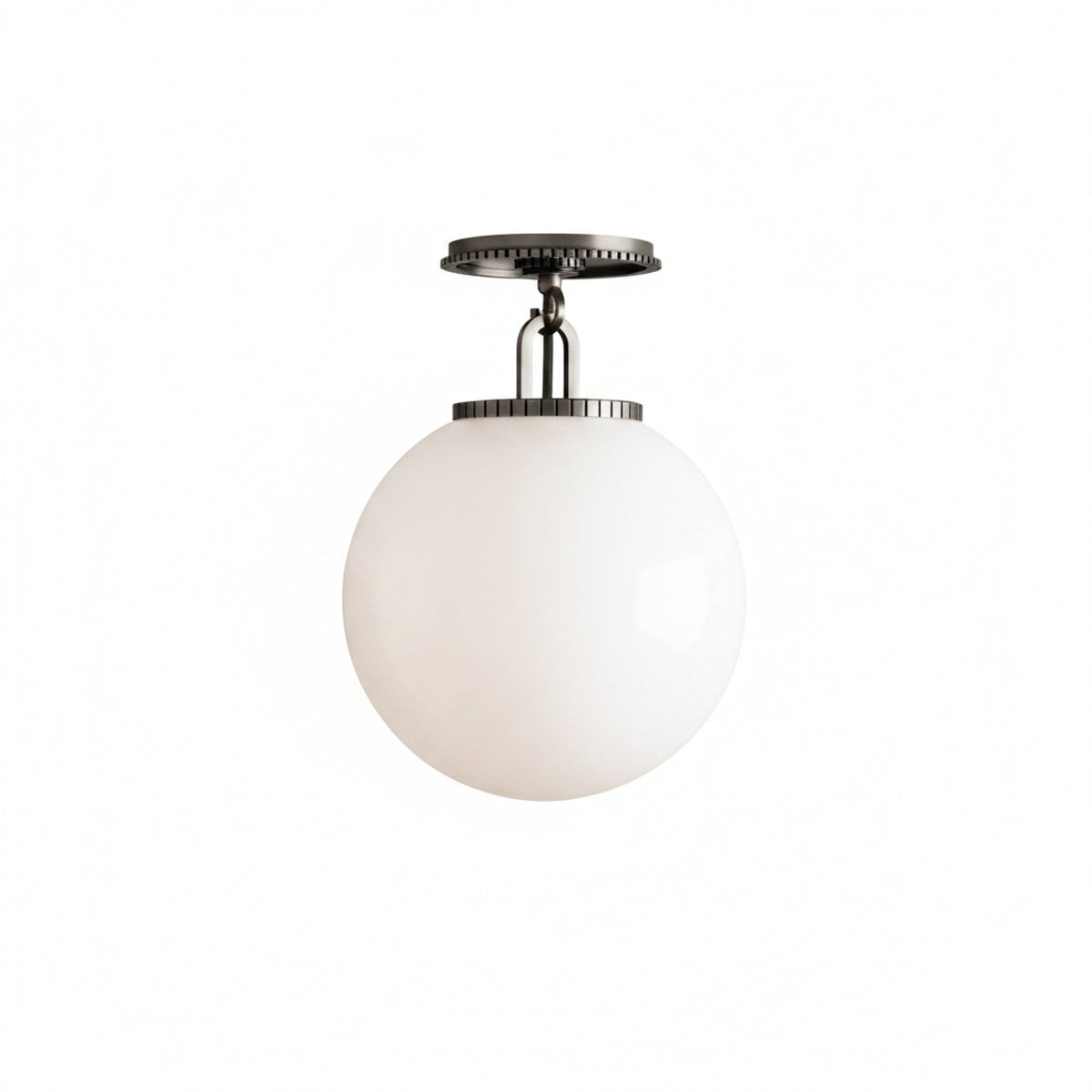 Lampa Sufitowa Art Deco z Kloszem Kula w Stylu Retro