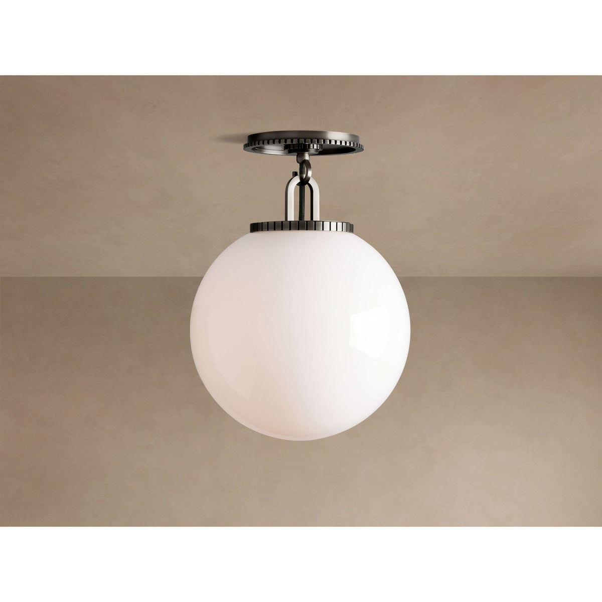 Lampa Sufitowa Art Deco z Kloszem Kula w Stylu Retro