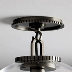 Lampa Sufitowa Art Deco z Kloszem Kula w Stylu Retro
