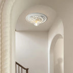 Lampa Sufitowa Art Deco z Ozdobną Rozetą Sufitową