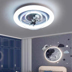 Lampa Sufitowa do Pokoju Dziecięcego Modern z Figurką Astronauty