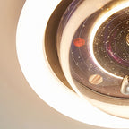 Lampa Sufitowa do Pokoju Dziecięcego Modern z Figurką Astronauty