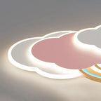 Lampa Sufitowa do Pokoju Dziecięcego w Kształcie Chmury z Tęczą ##POS:9##