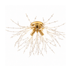 Lampa Sufitowa Glamour z Kryształami w Kształcie Dmuchawca